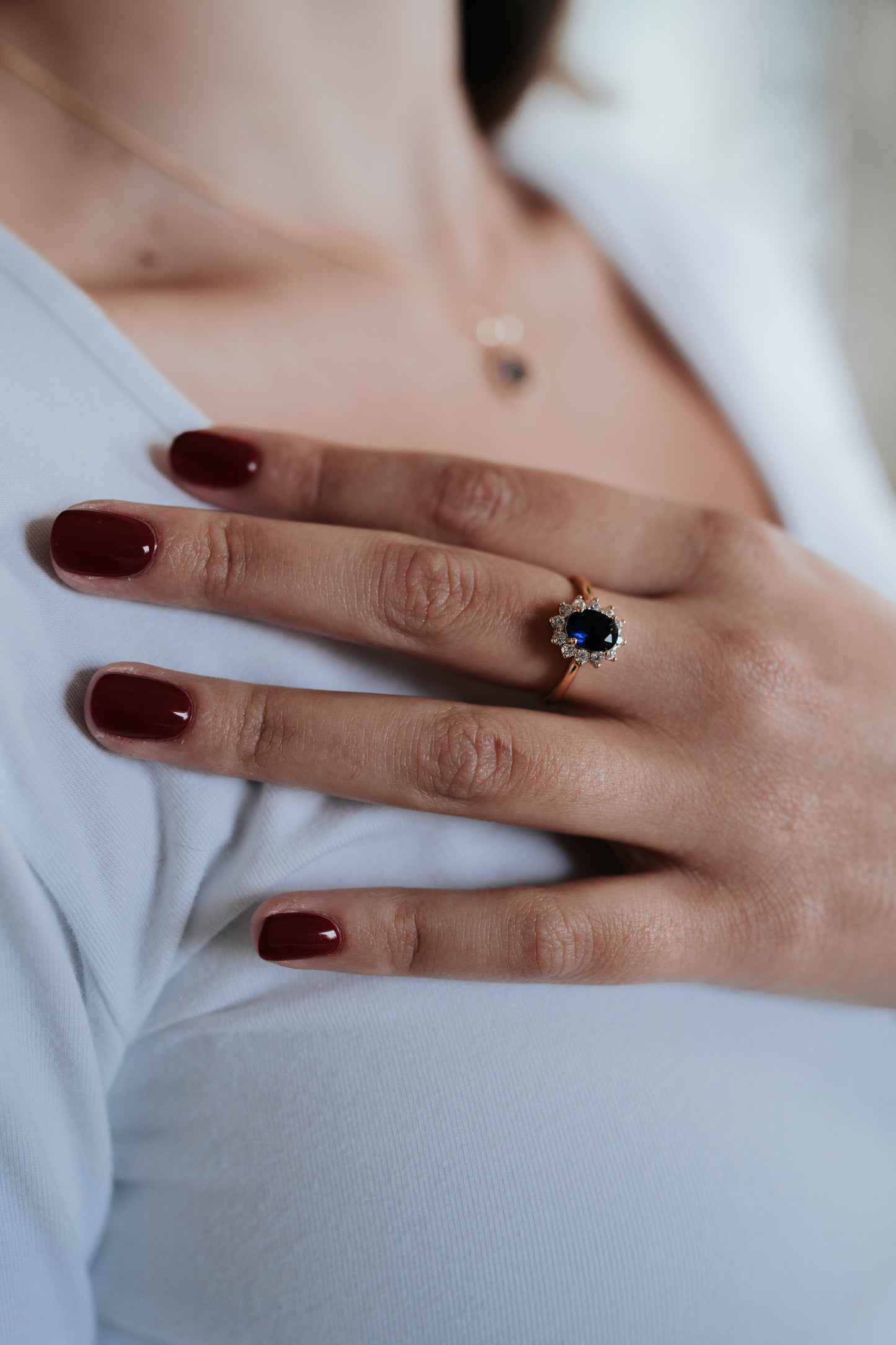 Completo "Kate" 4 pezzi: Oro e Blu