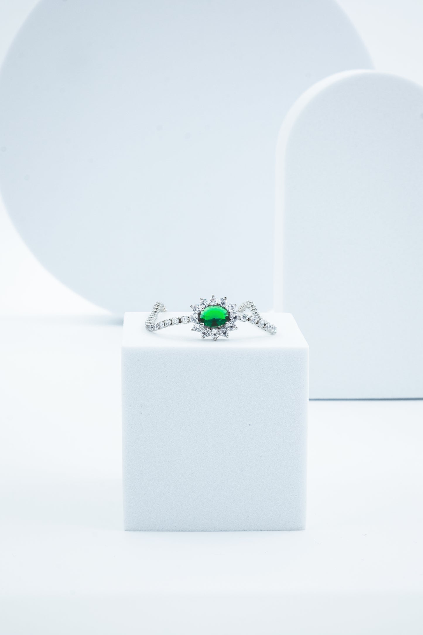 Completo "Kate" 4 pezzi: Argento e Verde