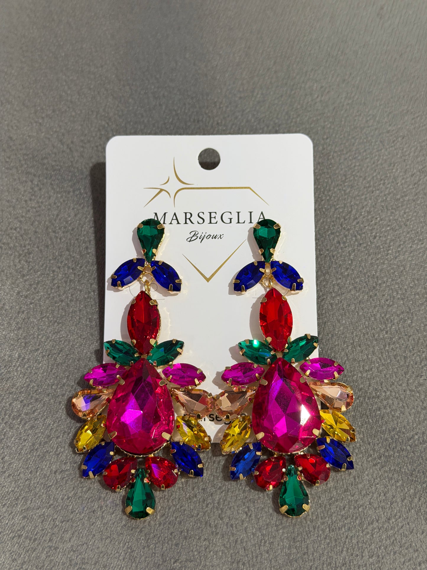 ORECCHINI FASHION MULTICOLOR