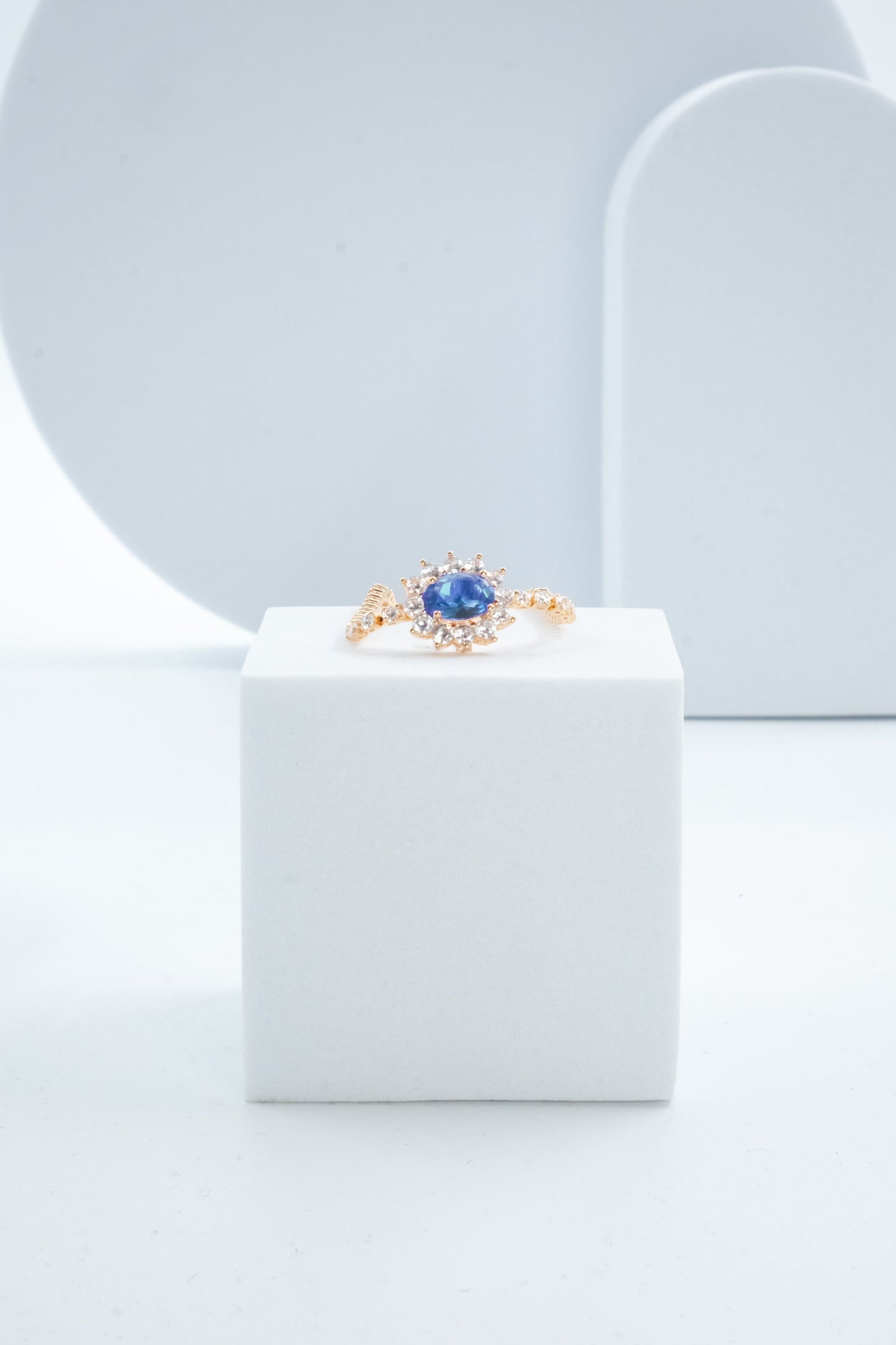 Completo "Kate" 4 pezzi: Oro e Blu