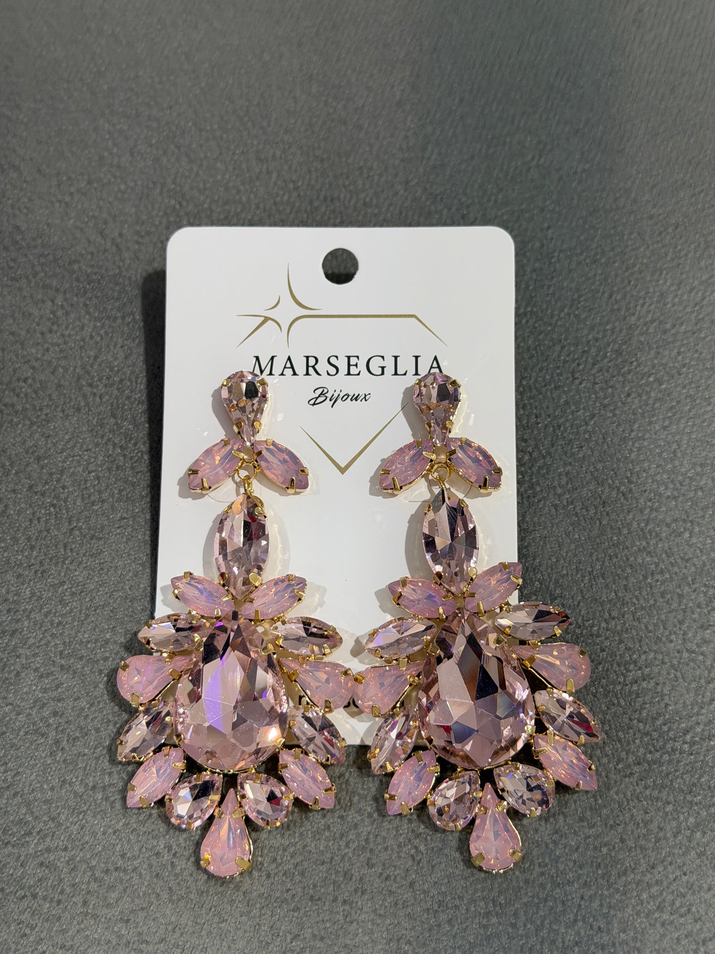 ORECCHINI FASHION ROSA