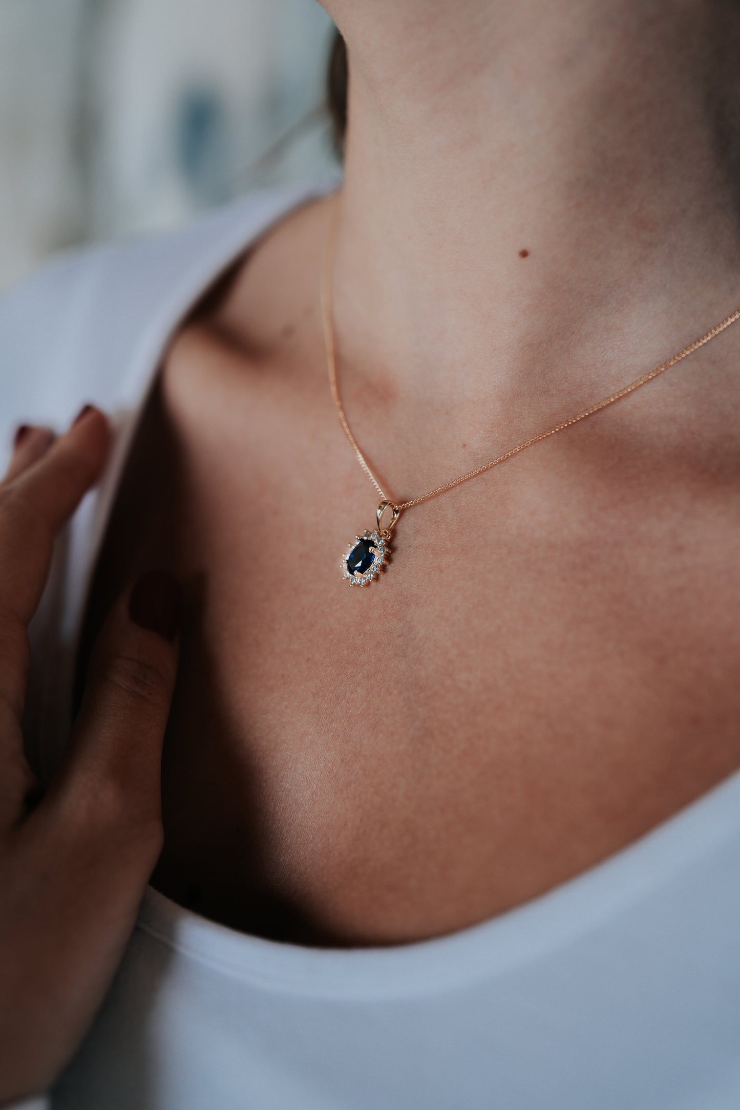 Completo "Kate" 4 pezzi: Oro e Blu