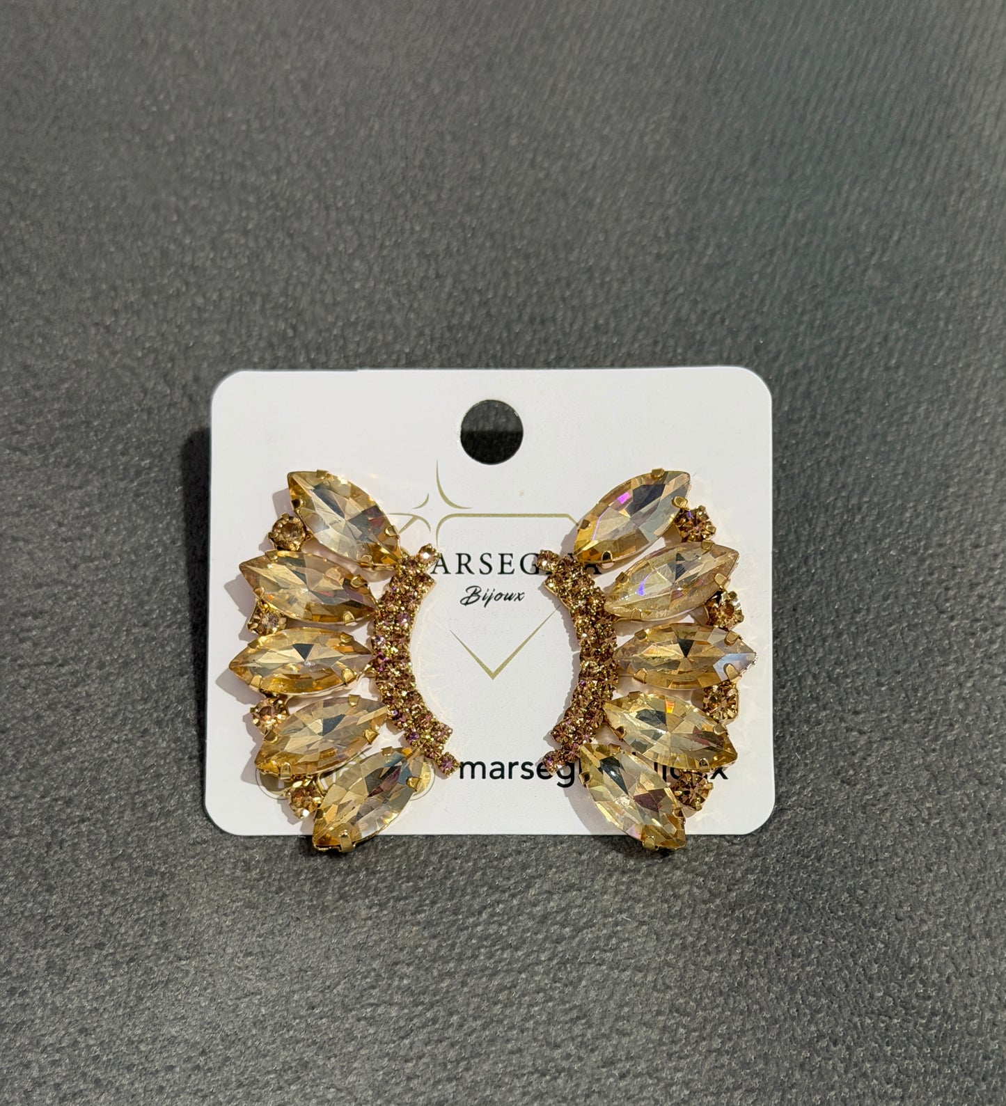 ORECCHINI FASHION CHAMPAGNE