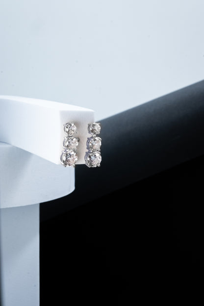 ORECCHINI TRILOGI ARGENTO