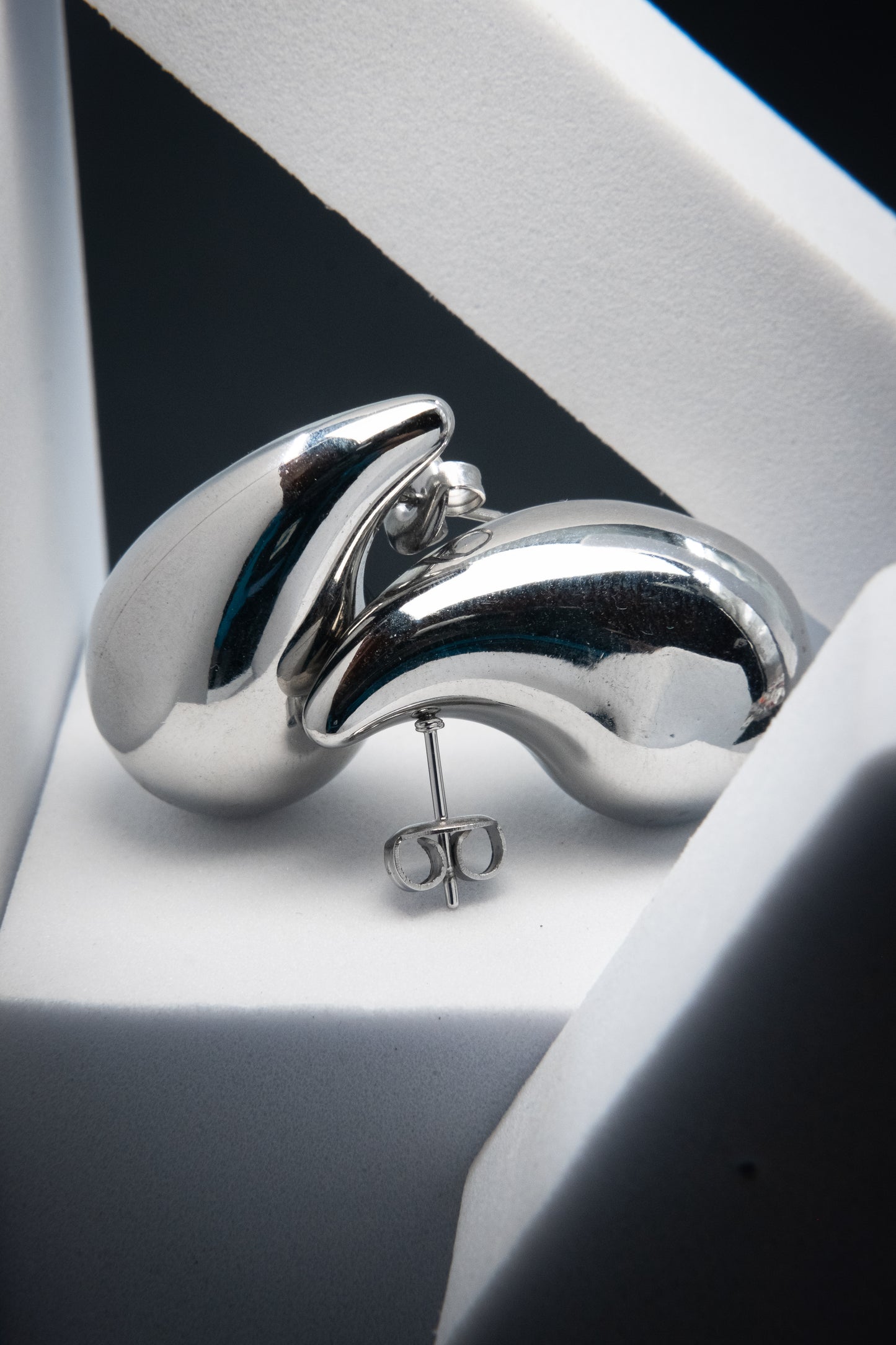 ORECCHINI GOCCIA ARGENTO 2,5 CM