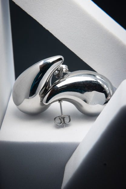 ORECCHINI GOCCIA ARGENTO 2,5 CM