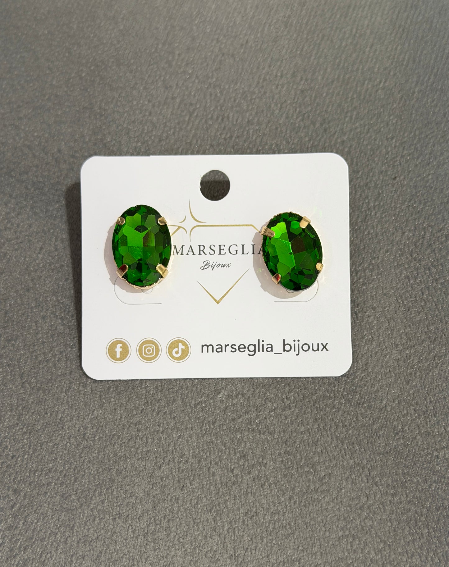 ORECCHINI FASHION VERDE CHIARO
