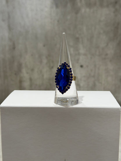 ANELLO GOCCIA FASHION BLU ELETTRICO