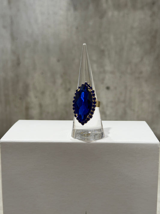 ANELLO GOCCIA FASHION BLU ELETTRICO