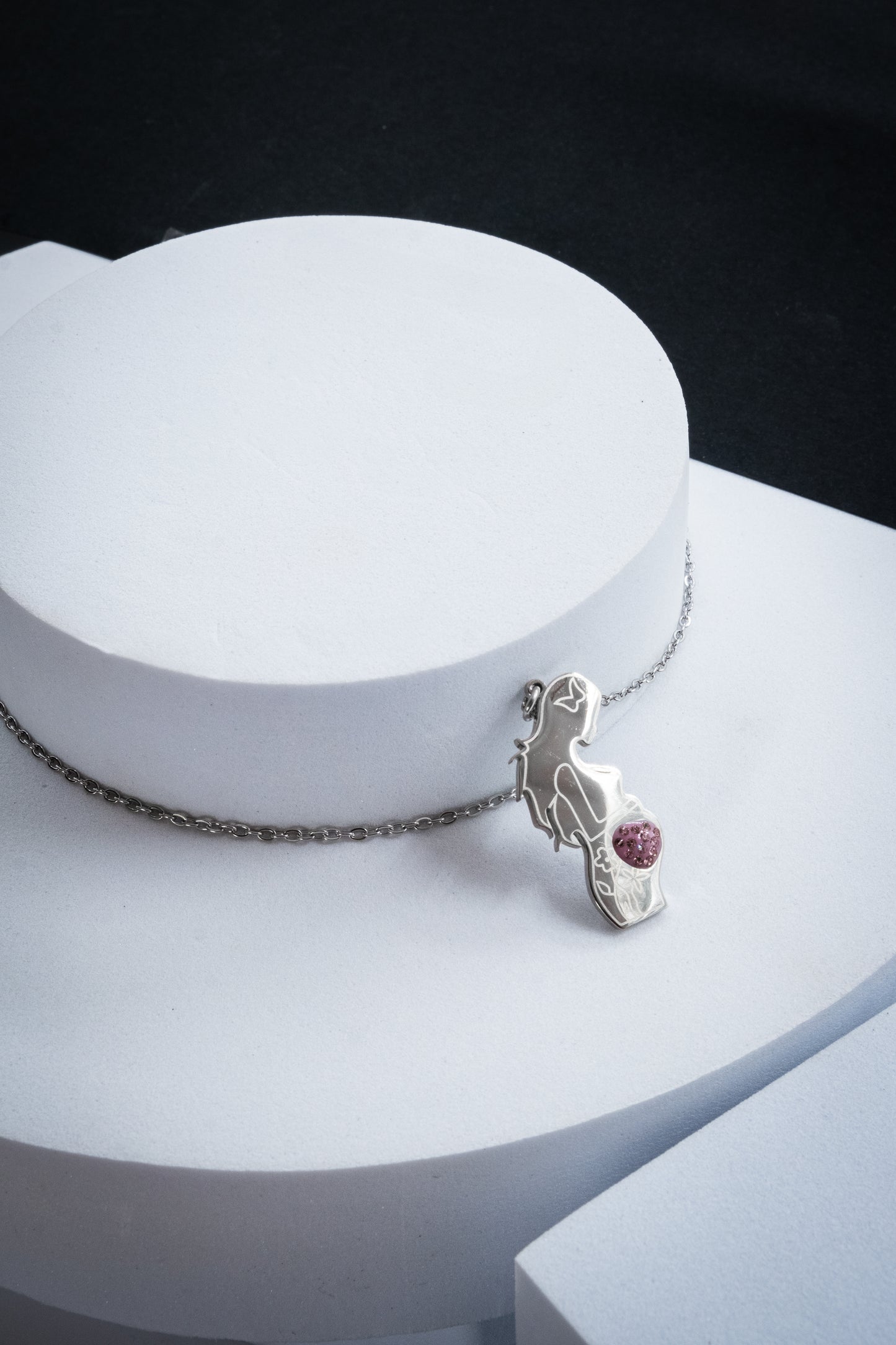COLLANA GRAVIDANZA GIRL ARGENTO