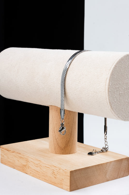 BRACCIALE SNAKE ARGENTO 4 MM