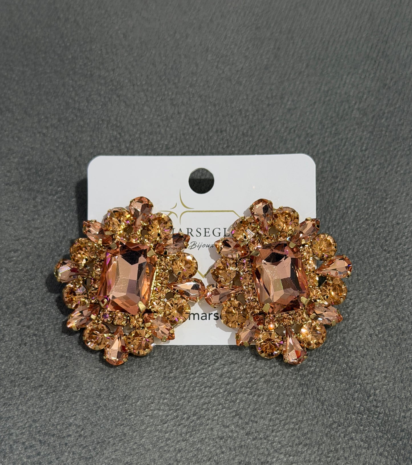 ORECCHINI FASHION ROSA ANTICO