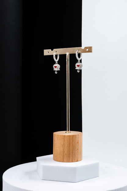 ORECCHINI CAMPANELLA ARGENTO ❤️