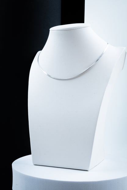 COLLANA SNAKE ARGENTO 2 MM