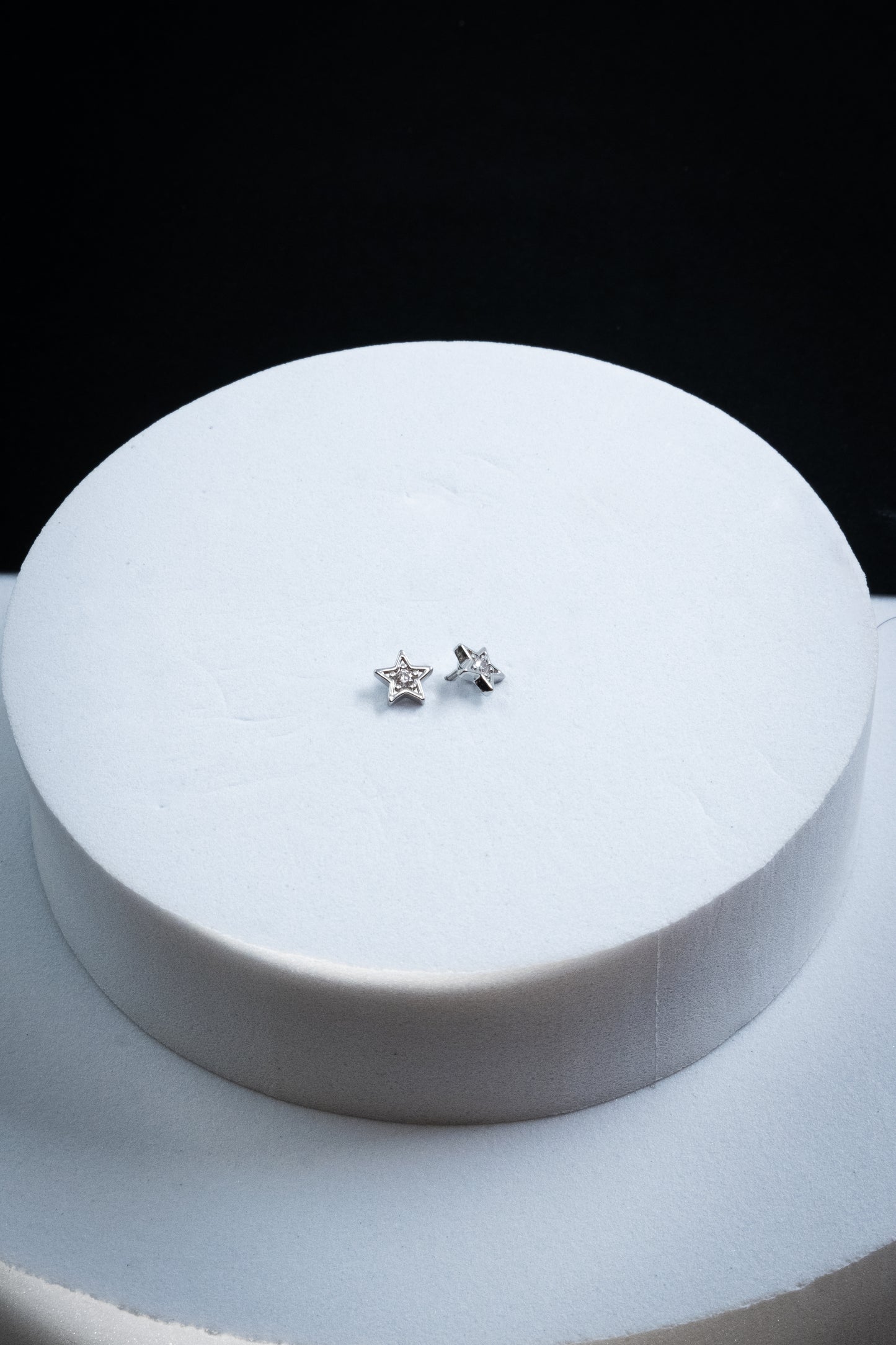 SET ORECCHINI STELLE CRISTALLI ARGENTO