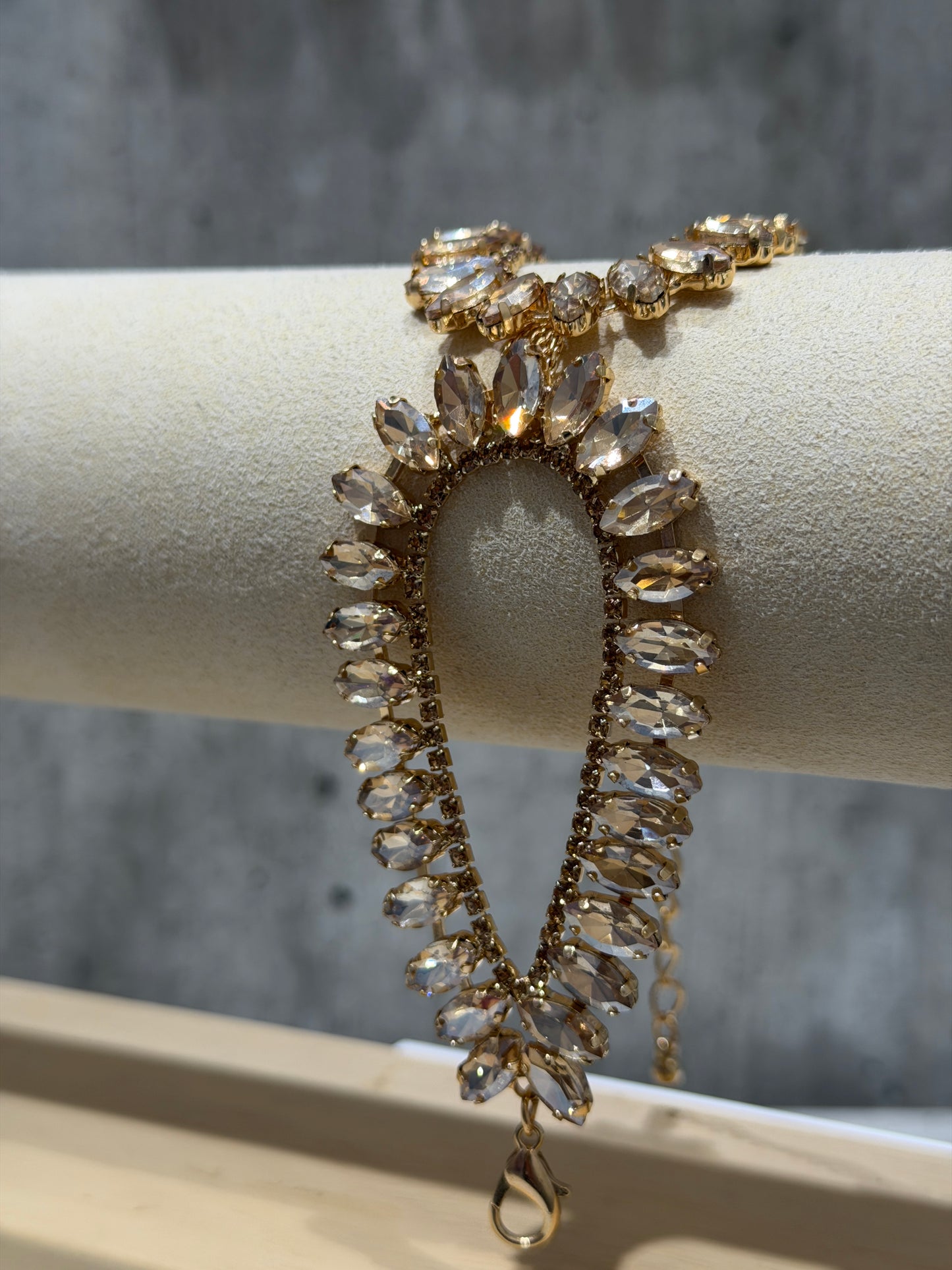 BRACCIALE A FASCIA FASHION CHAMPAGNE