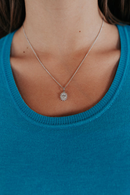 Completo "Kate" 4 pezzi: Argento e Bianco