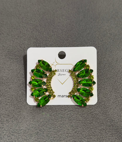ORECCHINI FASHION VERDE CHIARO