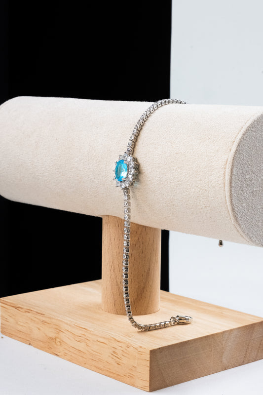 BRACCIALE KATE ARGENTO & AZZURRO