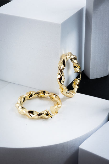 CERCHI TORCHON ORO 50 mm