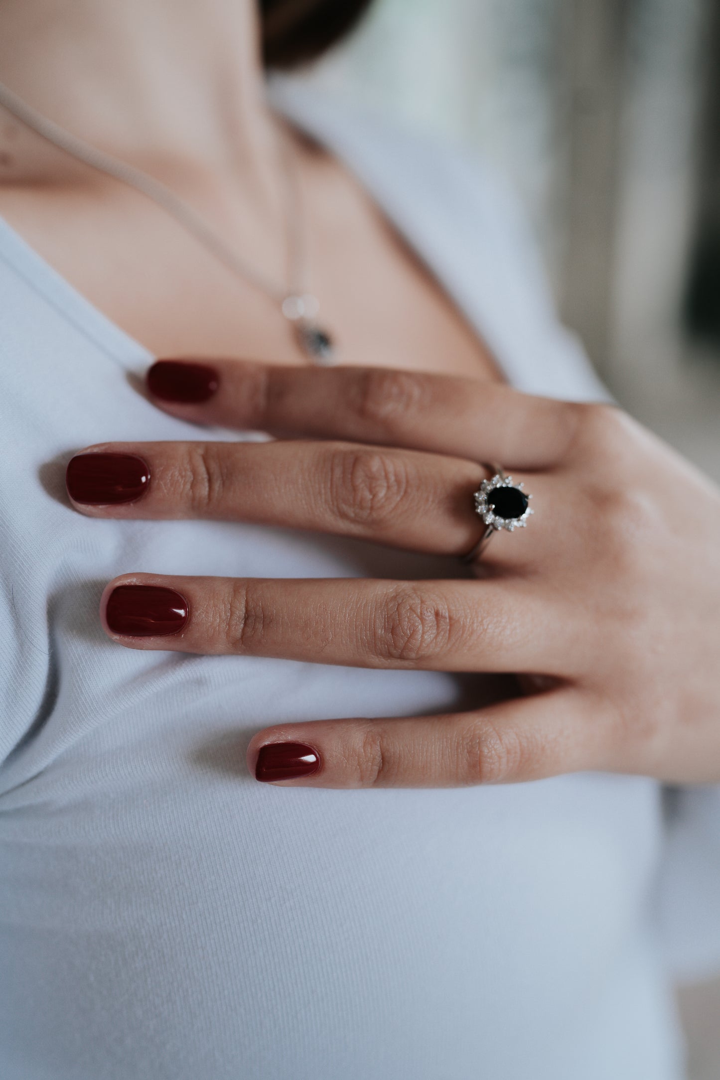 Completo "Kate" 4 pezzi: Argento e Nero