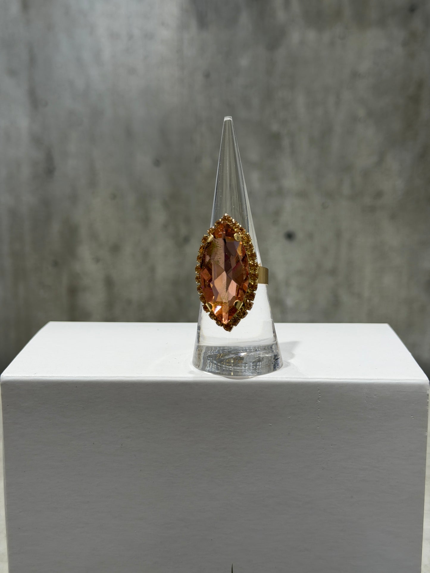 ANELLO GOCCIA FASHION ROSA ANTICO