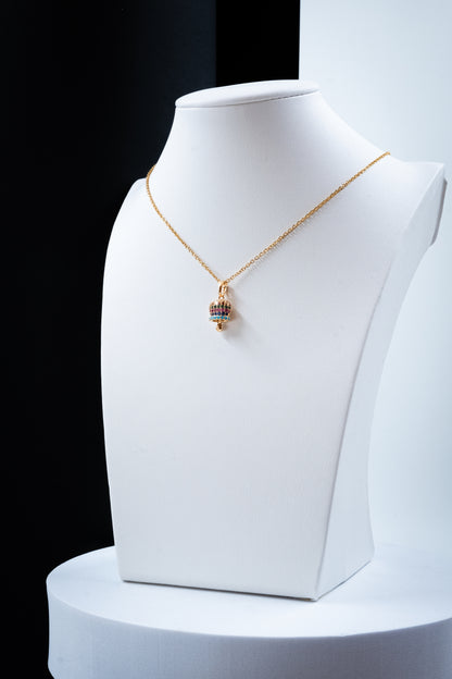 COLLANA CAMPANELLA ORO & MULTICOLOR