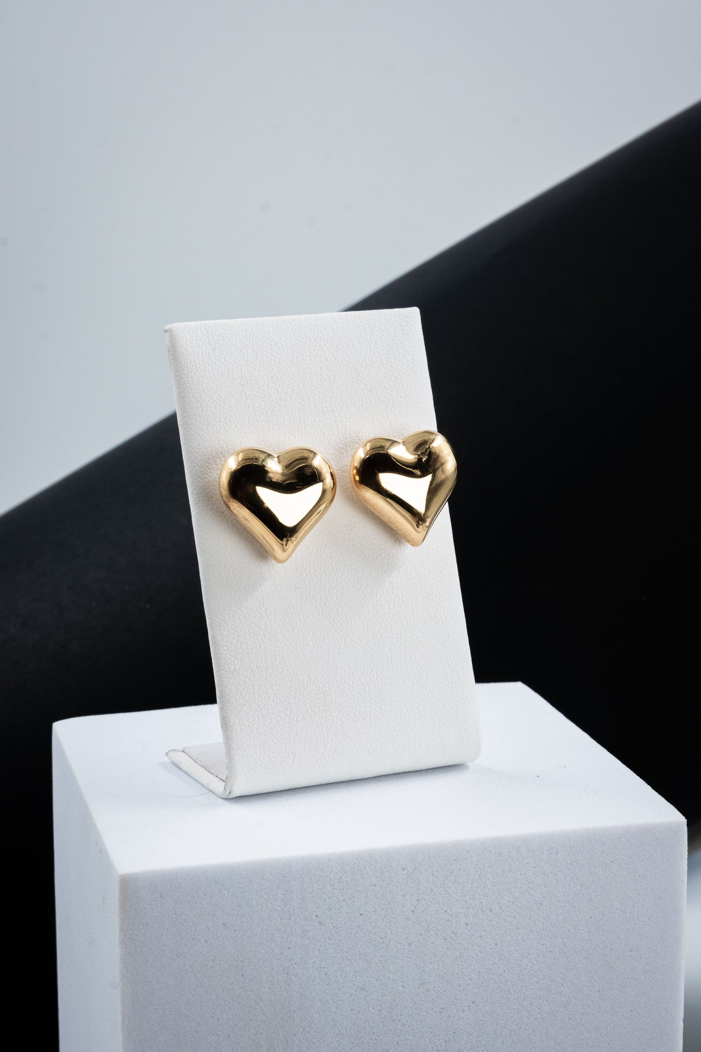 ORECCHINI CUORE ORO 2 CM