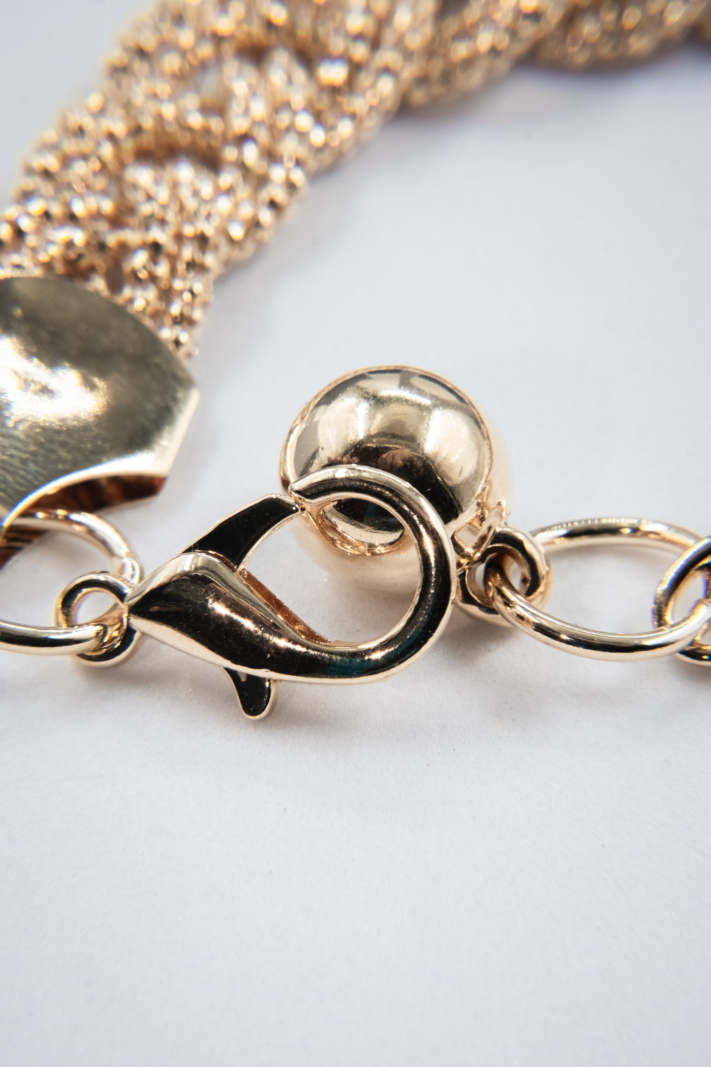 CINTURA INTRECCIATA ORO