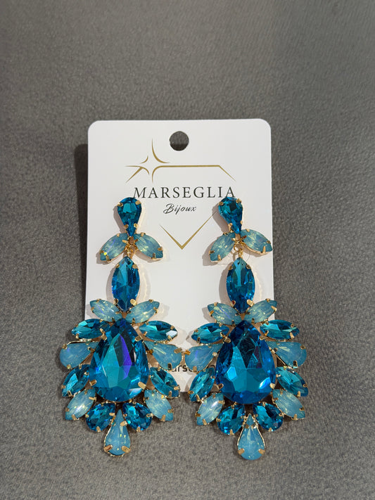 ORECCHINI FASHION TURCHESE