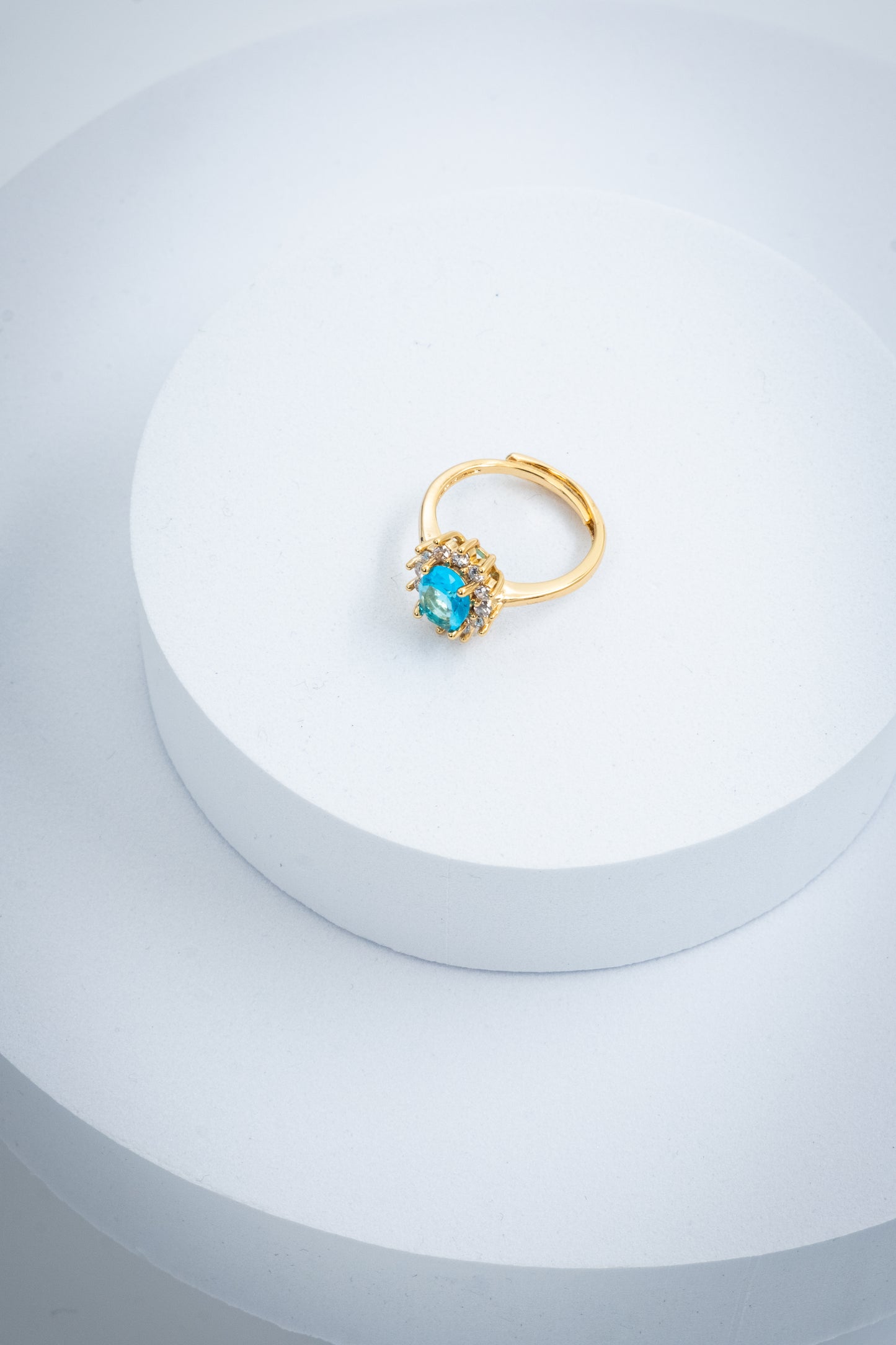 ANELLO KATE ORO & AZZURRO