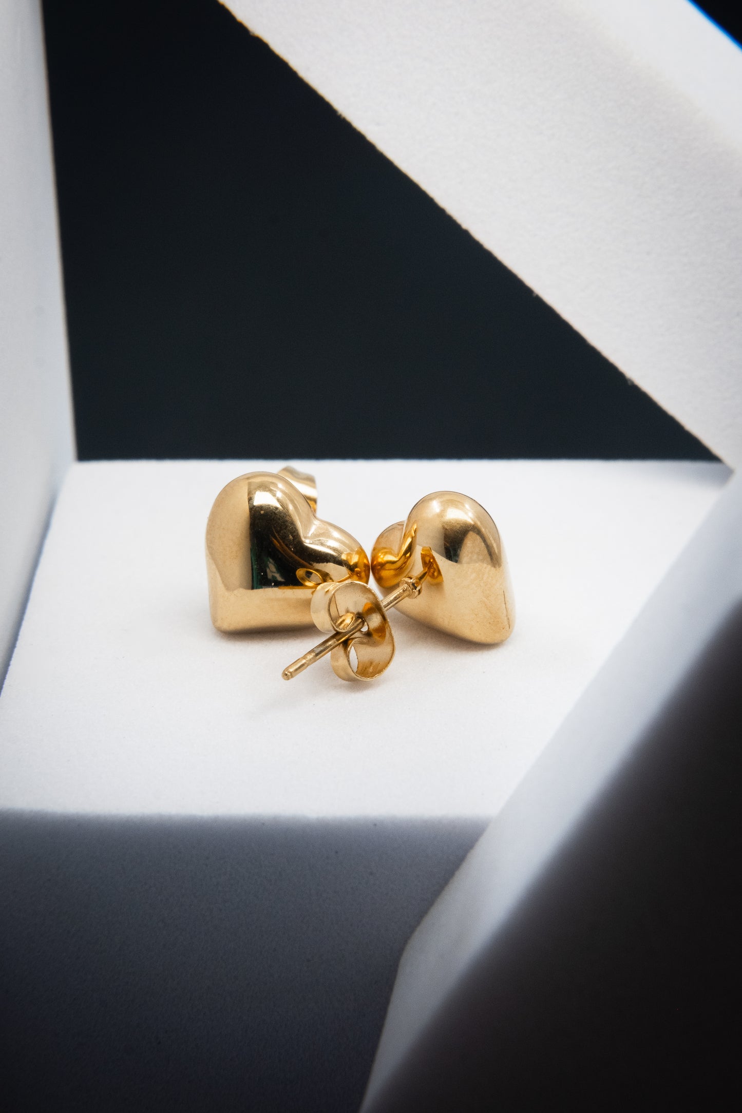 ORECCHINI CUORE ORO 1 CM