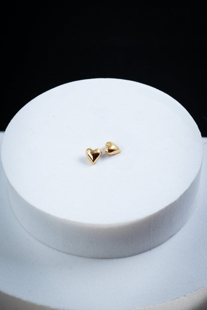 SET ORECCHINI CUORI ORO