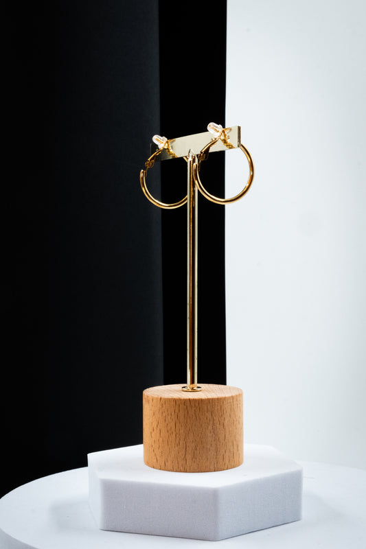 CERCHI SOTTILI ORO 25 mm