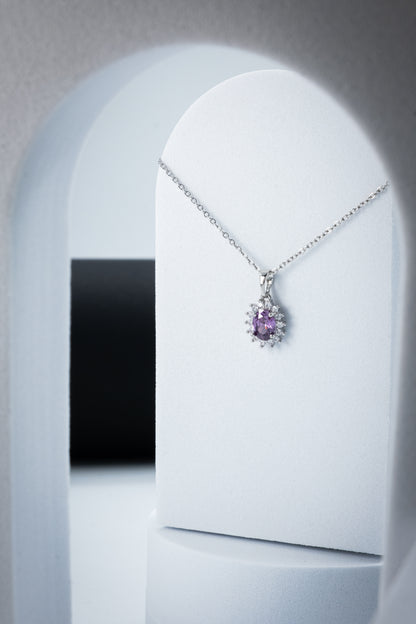 Completo "Kate" 4 pezzi: Argento e Viola