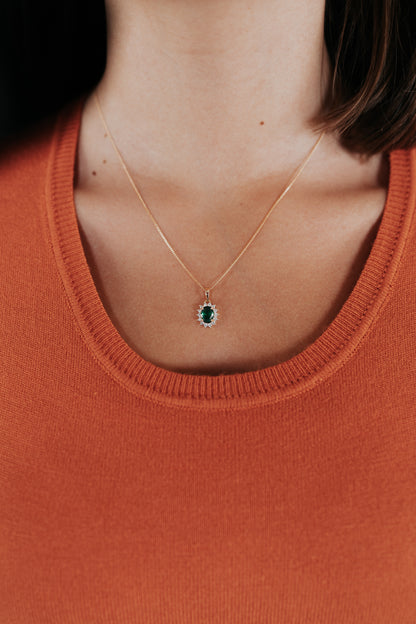 Completo "Kate" 4 pezzi: Oro e Verde