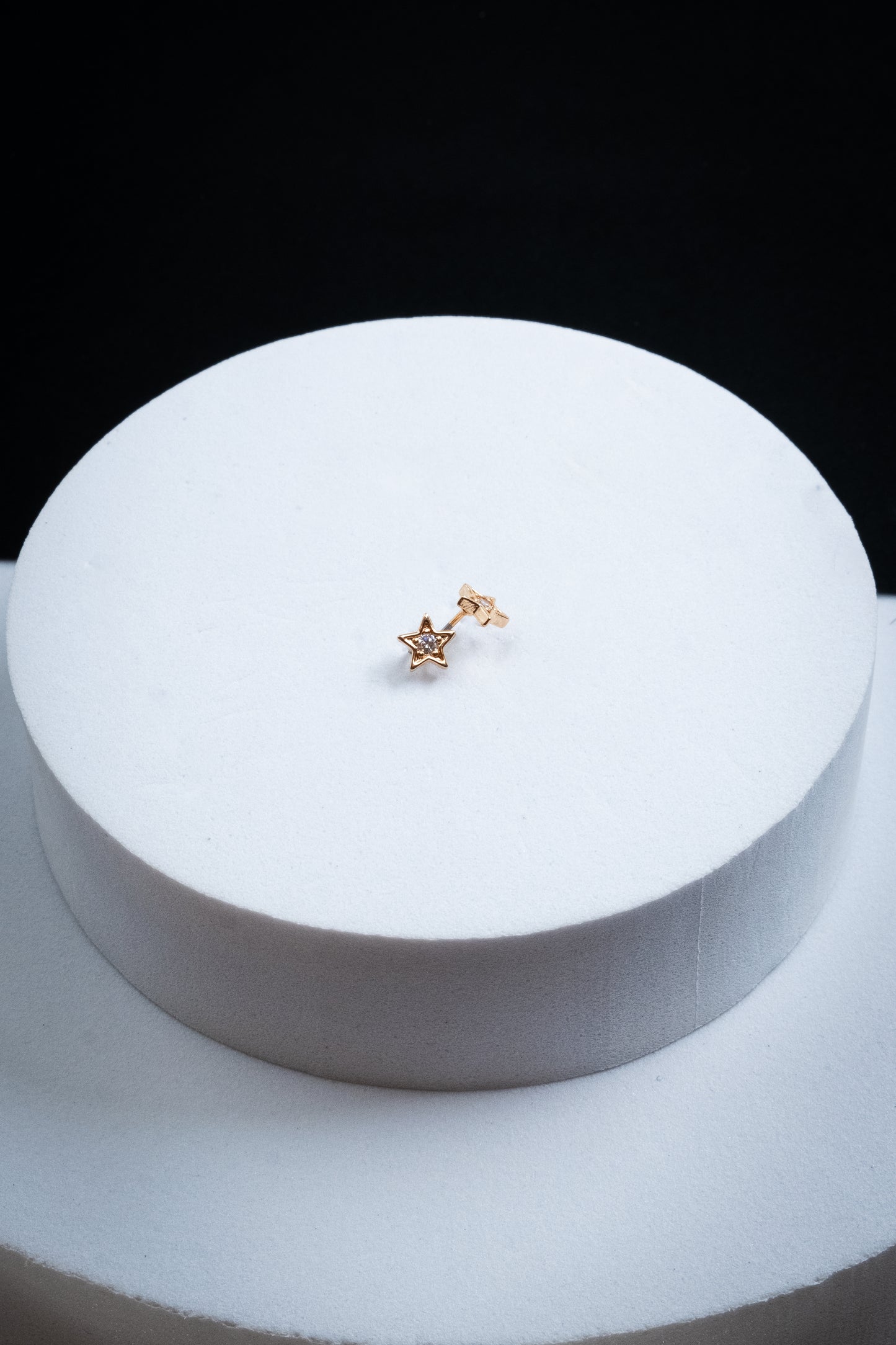 SET ORECCHINI STELLE CRISTALLI ORO