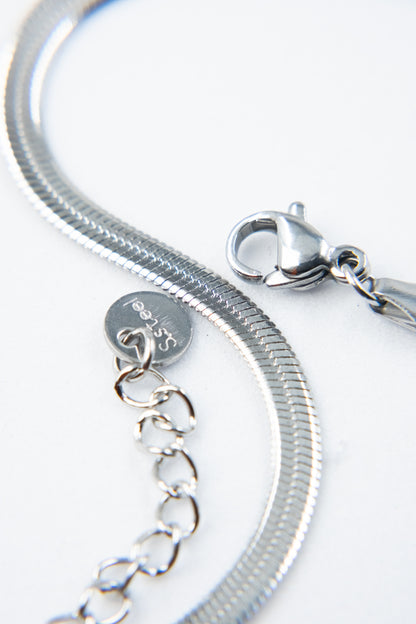 BRACCIALE SNAKE ARGENTO 3 MM