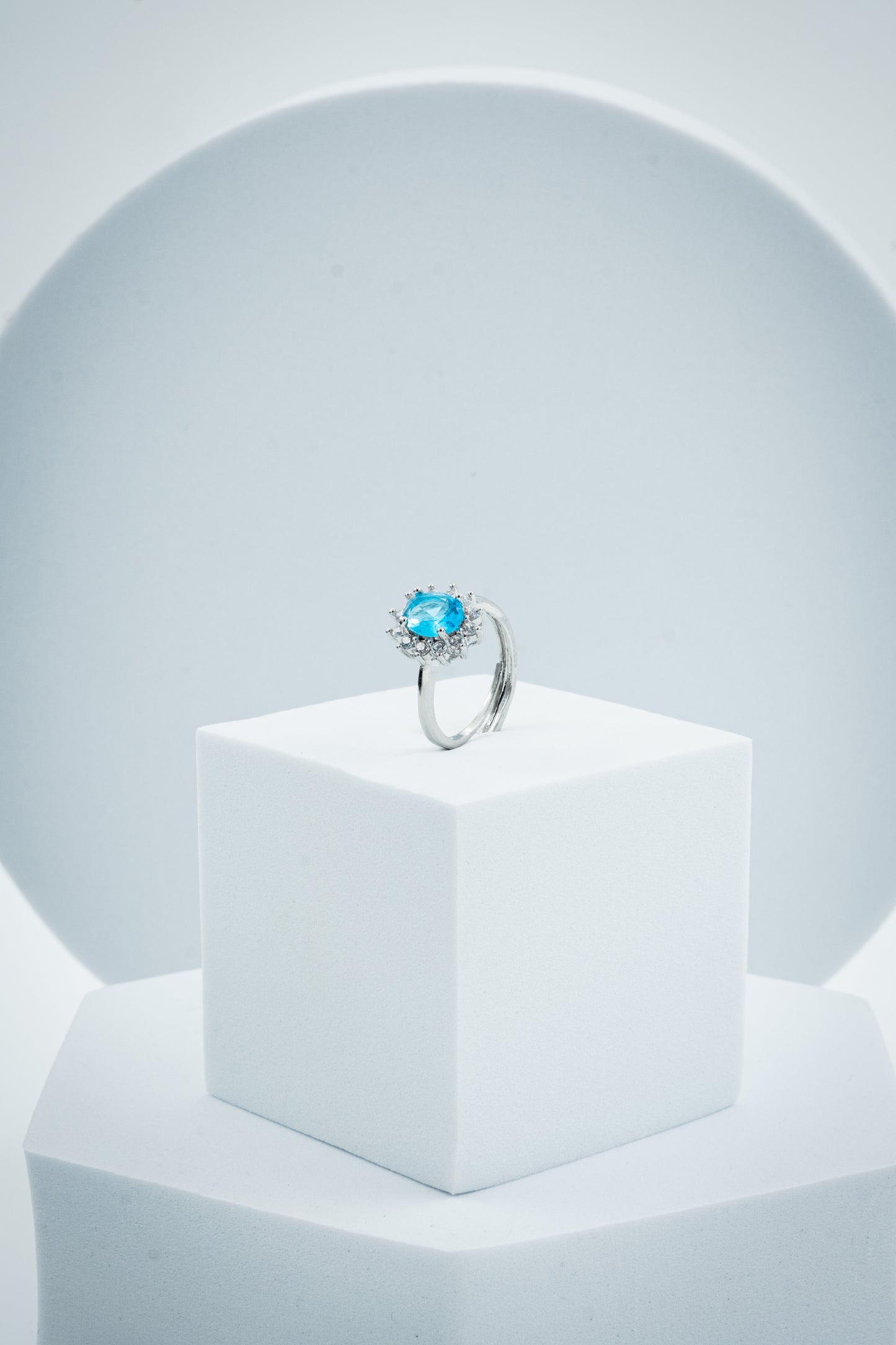 ANELLO KATE ARGENTO & AZZURRO