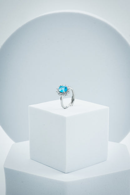 ANELLO KATE ARGENTO & AZZURRO