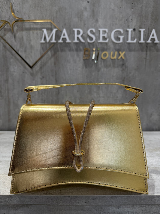 POCHETTE METAL ORO
