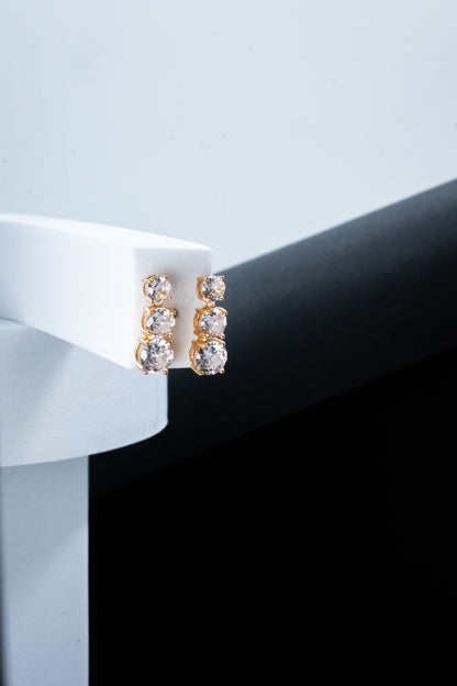 ORECCHINI TRILOGI ORO