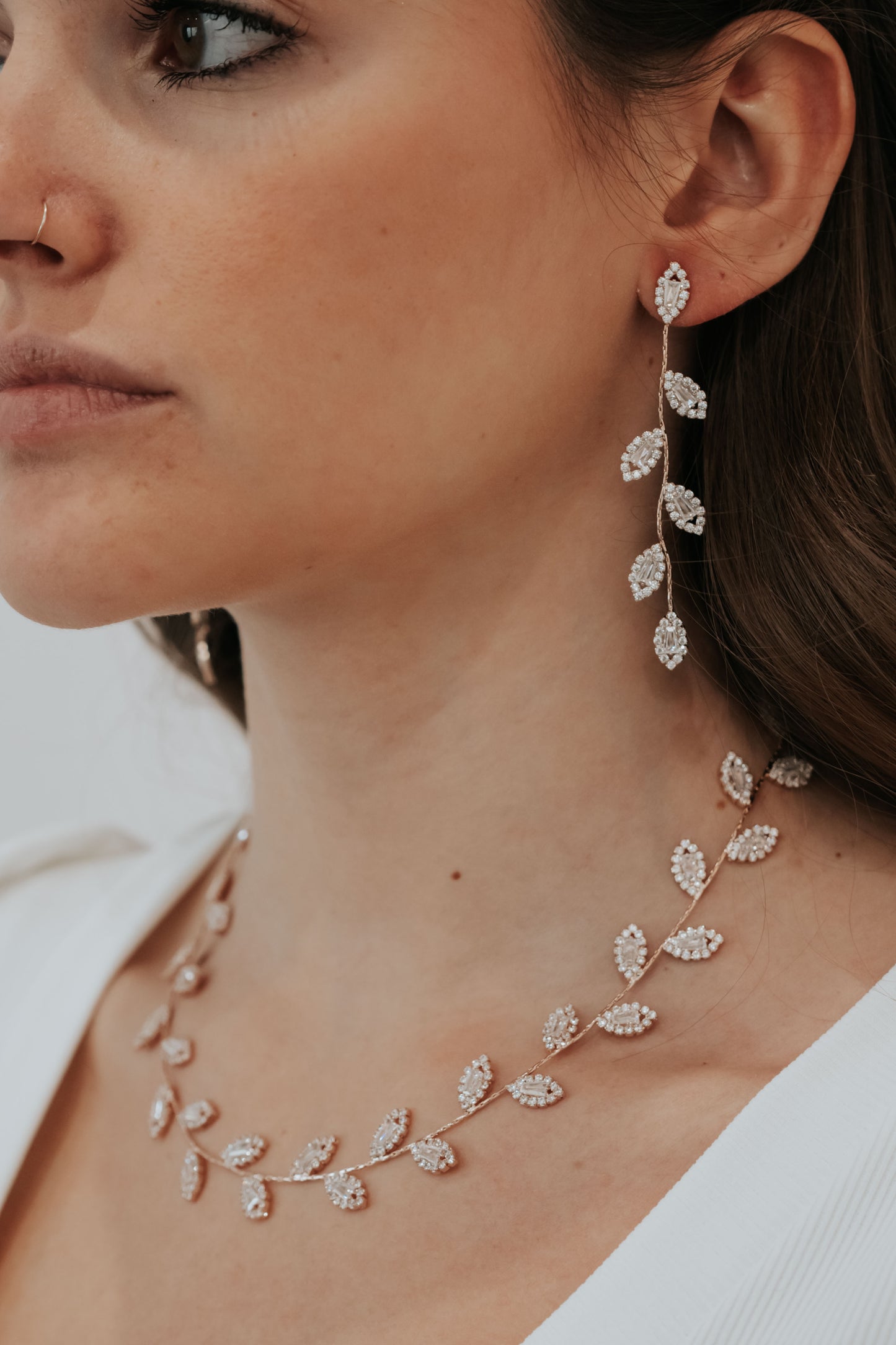 Completo "Tiffany" 3 pezzi colore oro rosa