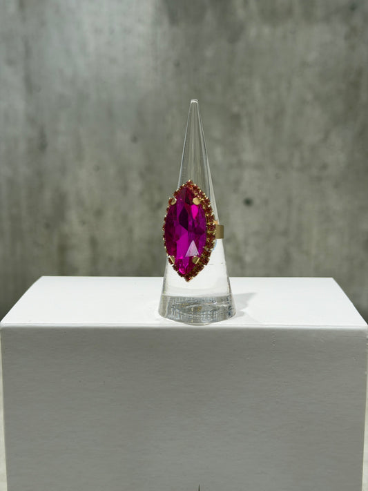ANELLO GOCCIA FASHION FUCSIA SCURO