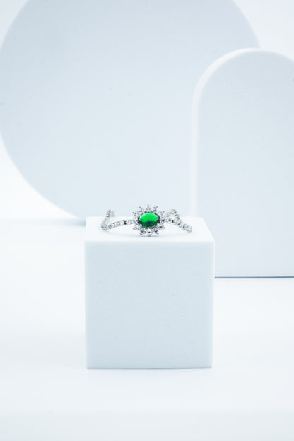 BRACCIALE KATE ARGENTO & VERDE