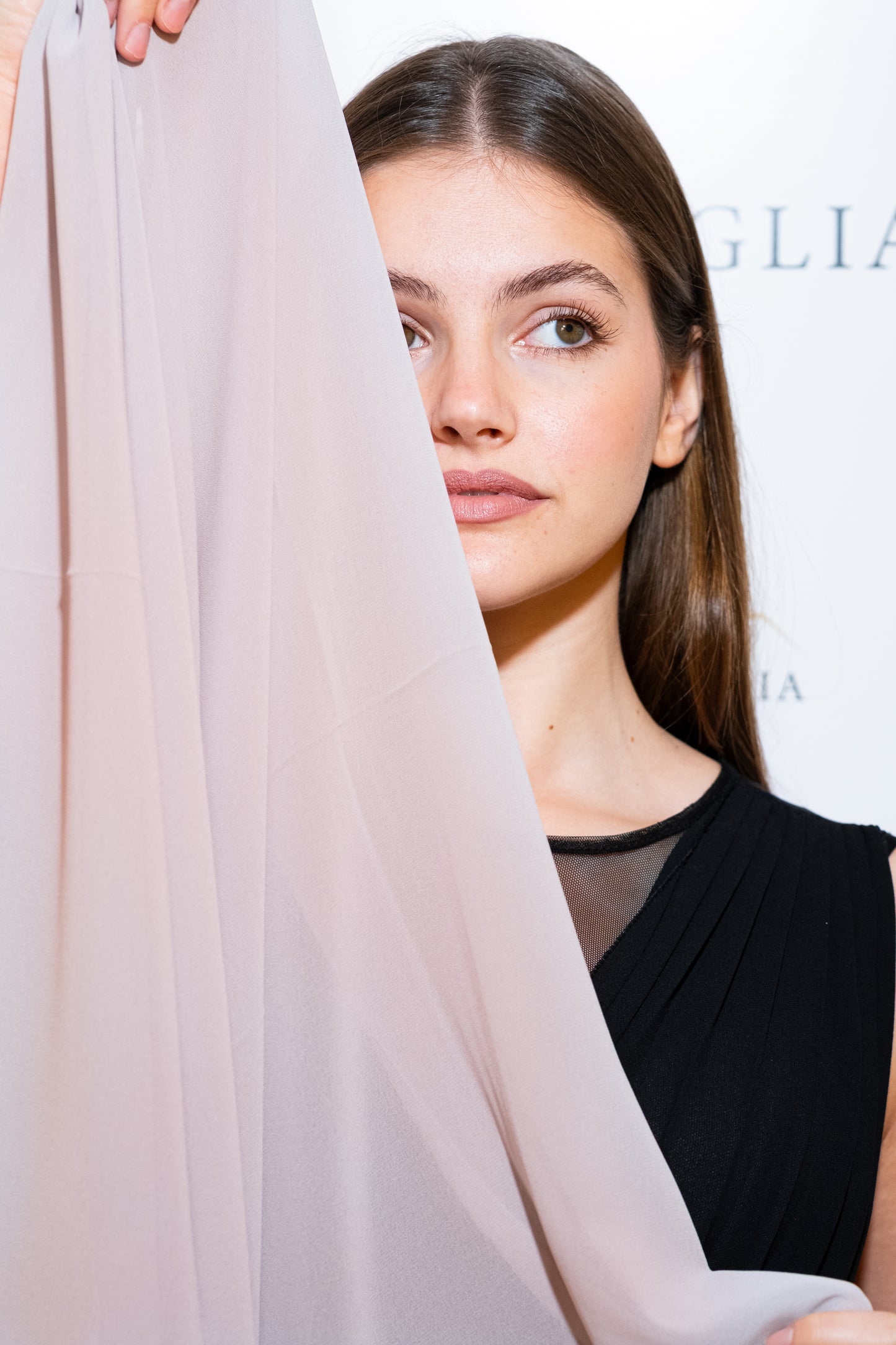 STOLA CHIFFON ROSA CIPRIA