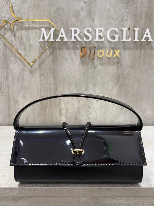 POCHETTE BIMATERIALE NERO