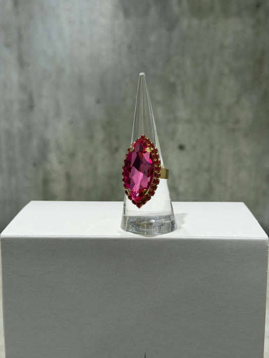 ANELLO GOCCIA FASHION FUCSIA CHIARO