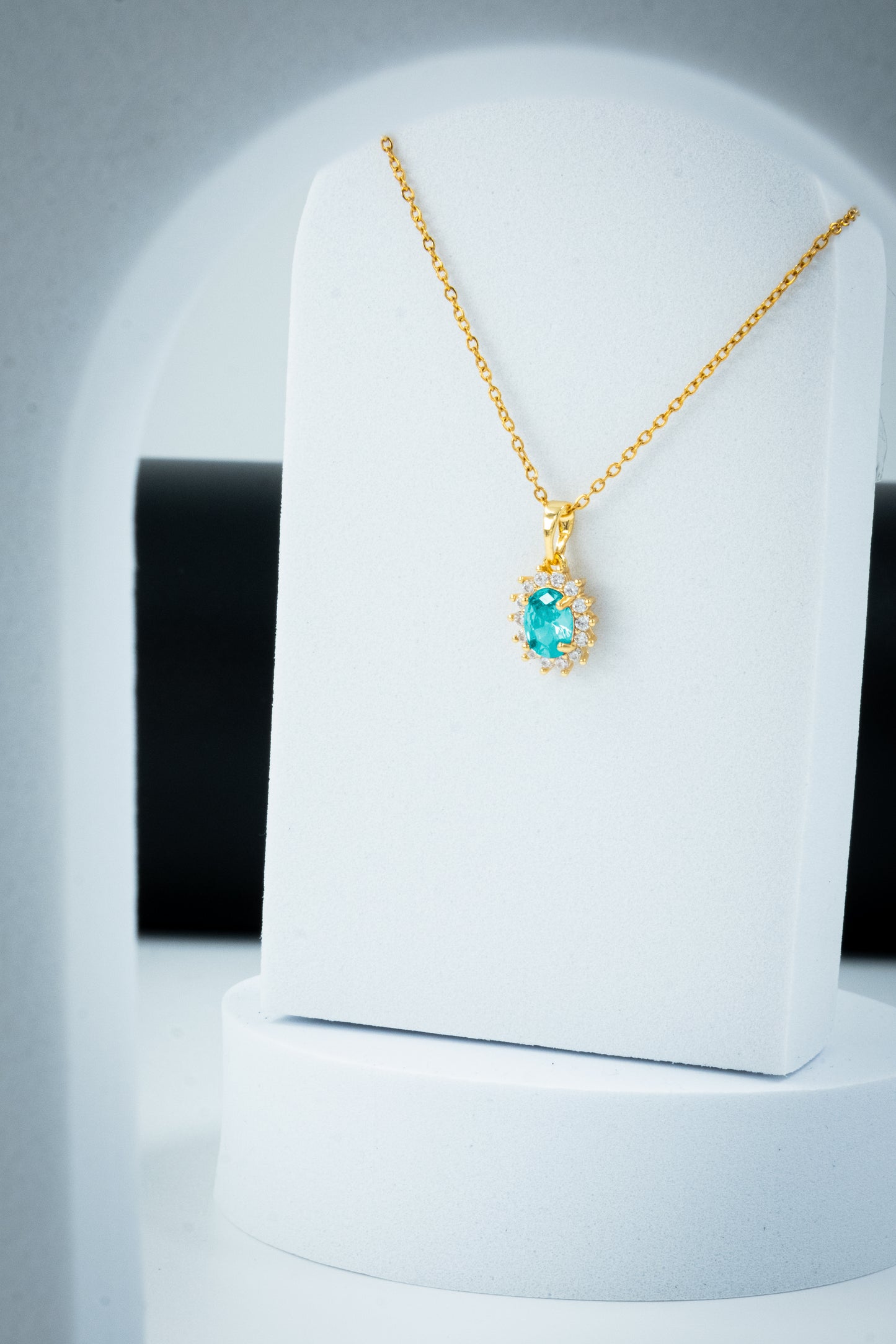 COLLANA KATE ORO & AZZURRO