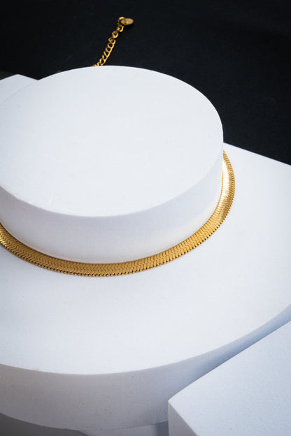 COLLANA SNAKE ORO 5 MM